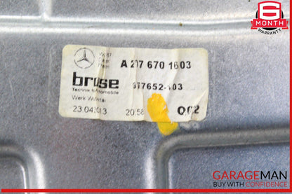 11-17 Mercedes W207 E350 Rear Right Passenger Side Window Regulator w/ Motor OEM