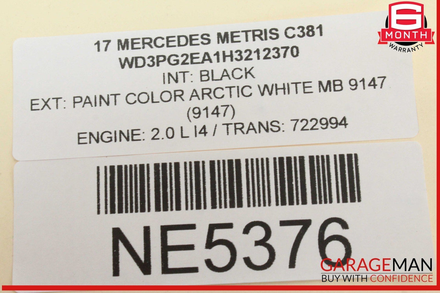 16-23 Mercedes W447 Metris Front Interior Cabin Relay Fuse Box 4475401440 OEM