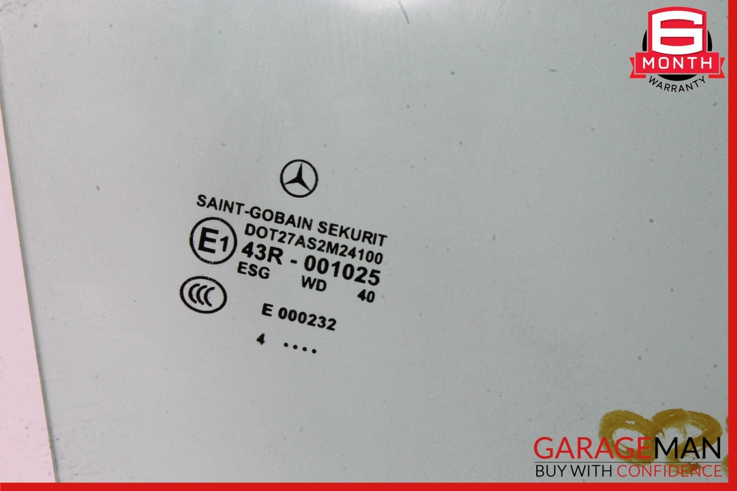 05-11 Mercedes R171 SLK350 Front Right Passenger Side Door Window Auto Glass