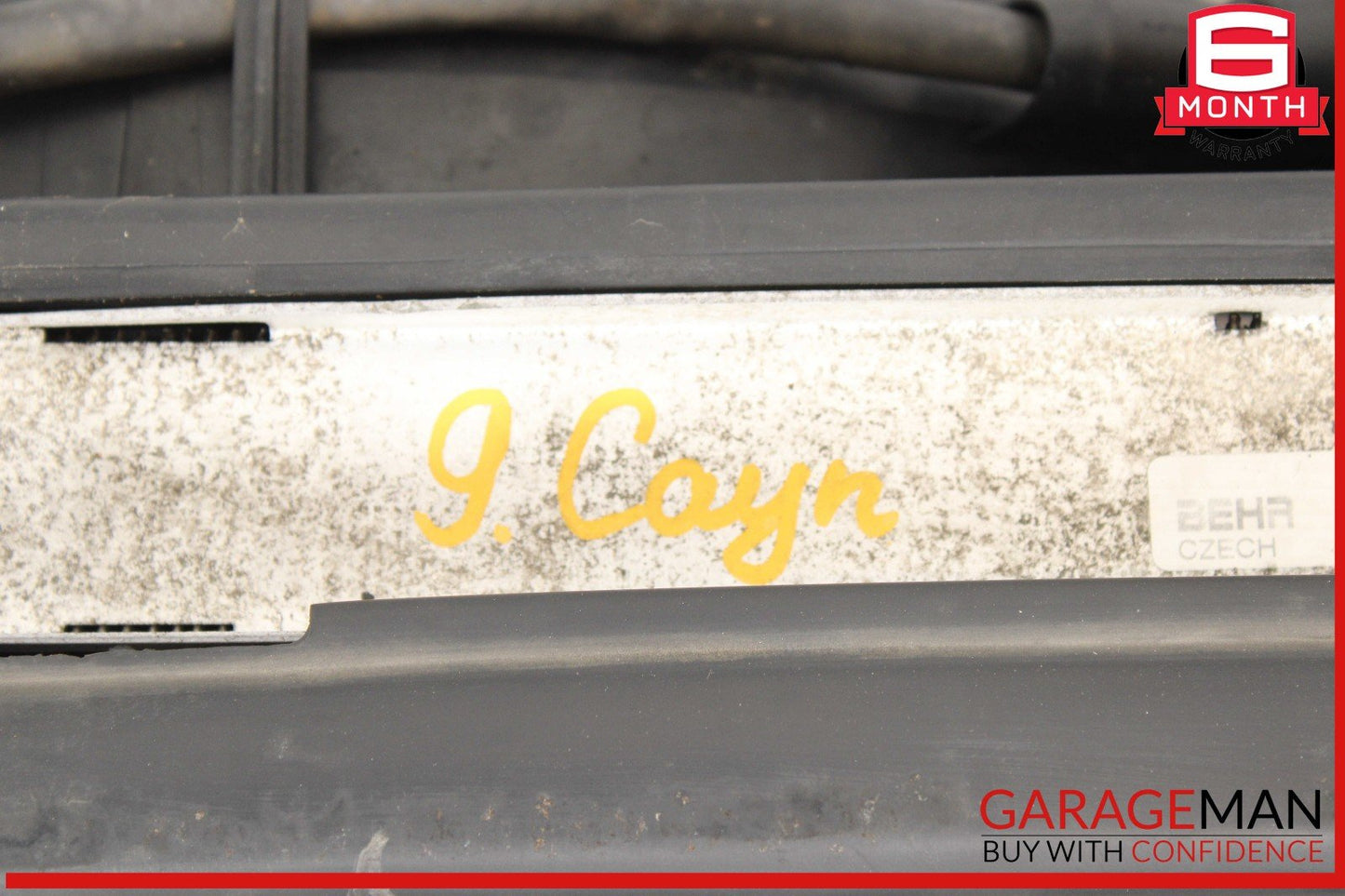 08-10 Porsche Cayenne 957 Engine Coolant Radiator w/ Oil Cooler Assembly OEM