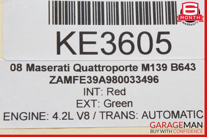 2008 Maserati Quattroporte Satellite Radio Receiver Digital Tuner Pionner XDV-P6