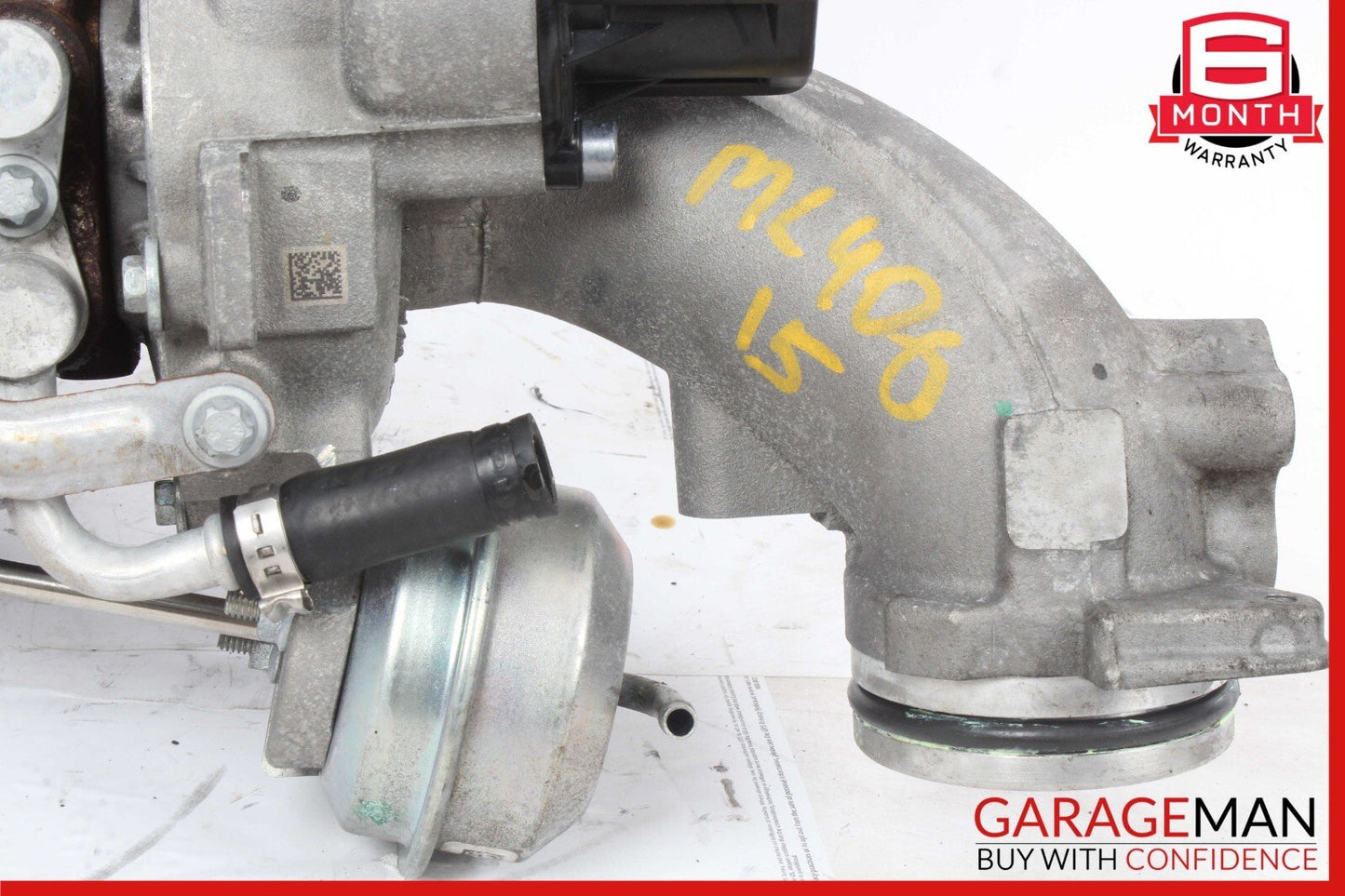 15-20 Mercedes W166 ML400 E450 Left Side Turbocharger Turbo Charger Manifold OEM