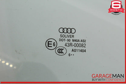 15-18 Audi Q3 Quattro Front Right Passenger Side Door Window Glass OEM