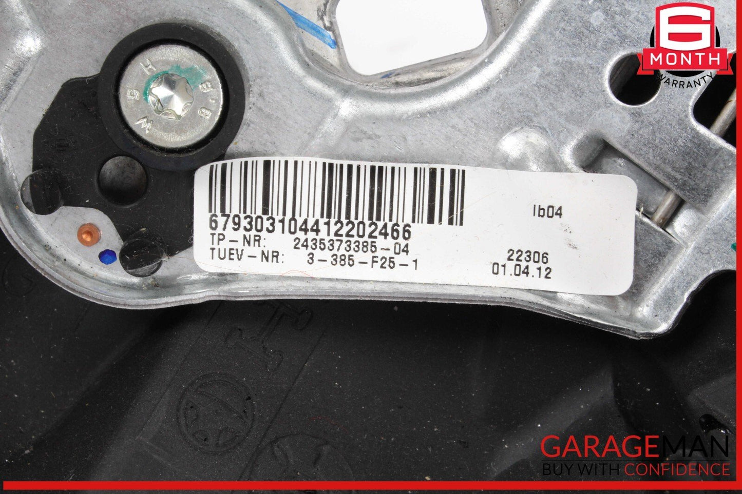 11-17 BMW X3 Front Left Driver Side Steering Wheel Leather Black OEM