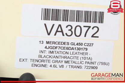 12-19 Mercedes X166 GL450 GL550 Rear Left or Right Upper Camber Control Arm OEM