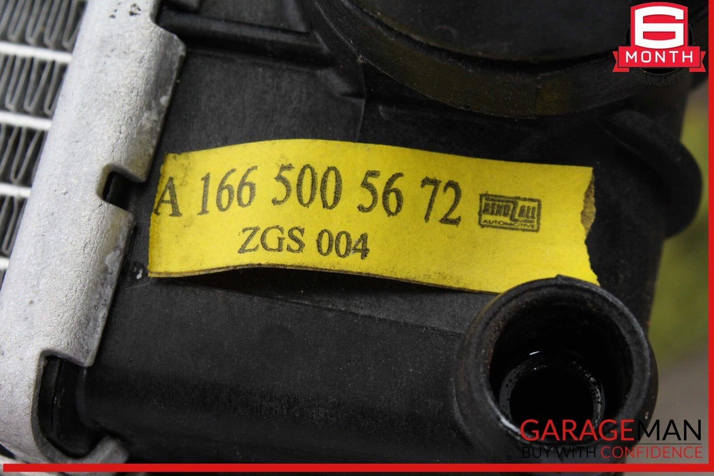 12-19 Mercedes X166 GL450 4MATIC Water Radiator A/C Conditioning Condenser OEM
