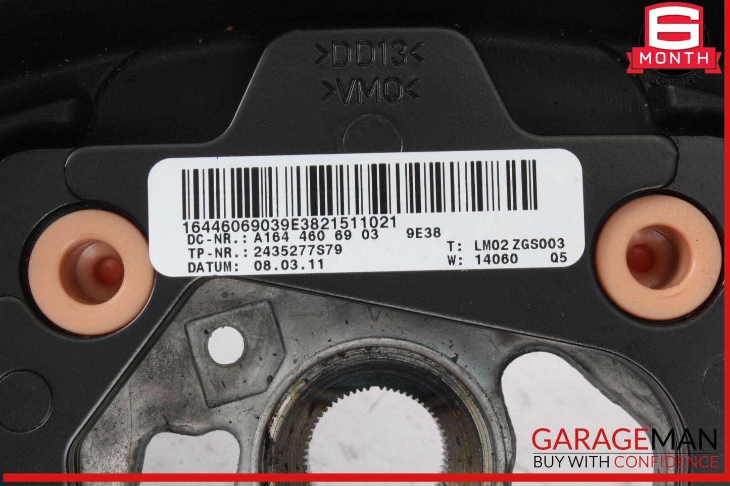 09-13 Mercedes X164 GL450 4MATIC Driver Steering Wheel w/ Paddle Shifters OEM