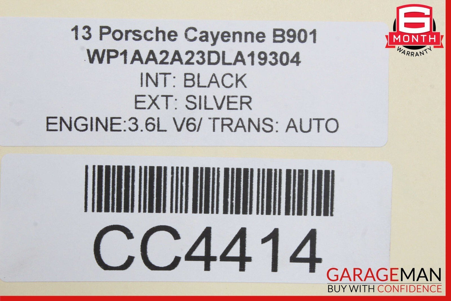 11-14 Porsche Cayenne 958 Front Hood Bonnet Panel Assembly Silver OEM