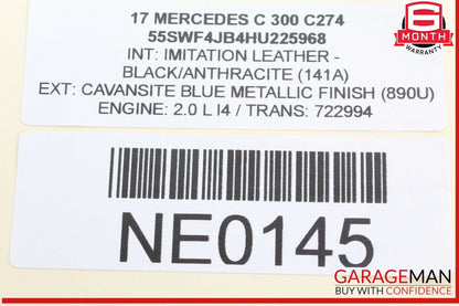 15-20 Mercedes W205 C300 E300 M274 Engine Wire Wiring Harness 2740103208 OEM