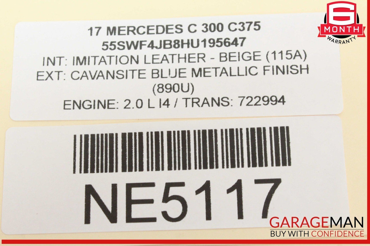 15-18 Mercedes W205 C300 Speedometer Instrument Cluster Gauge 2059009029 OEM