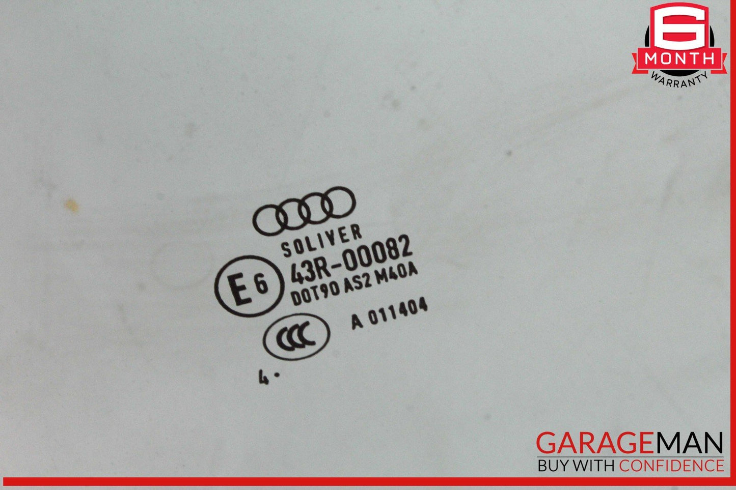 10-17 Audi A5 RS5 Convertible Front Right Door Window Glass OEM