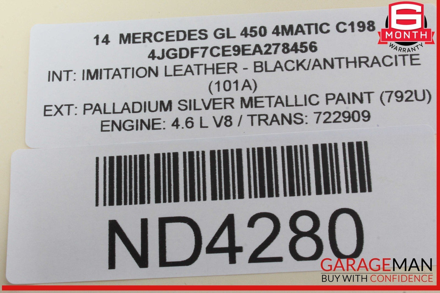 12-16 Mercedes X166 GL450 4MATIC Dash Dashboard Center A/C Air Bezel Trim OEM