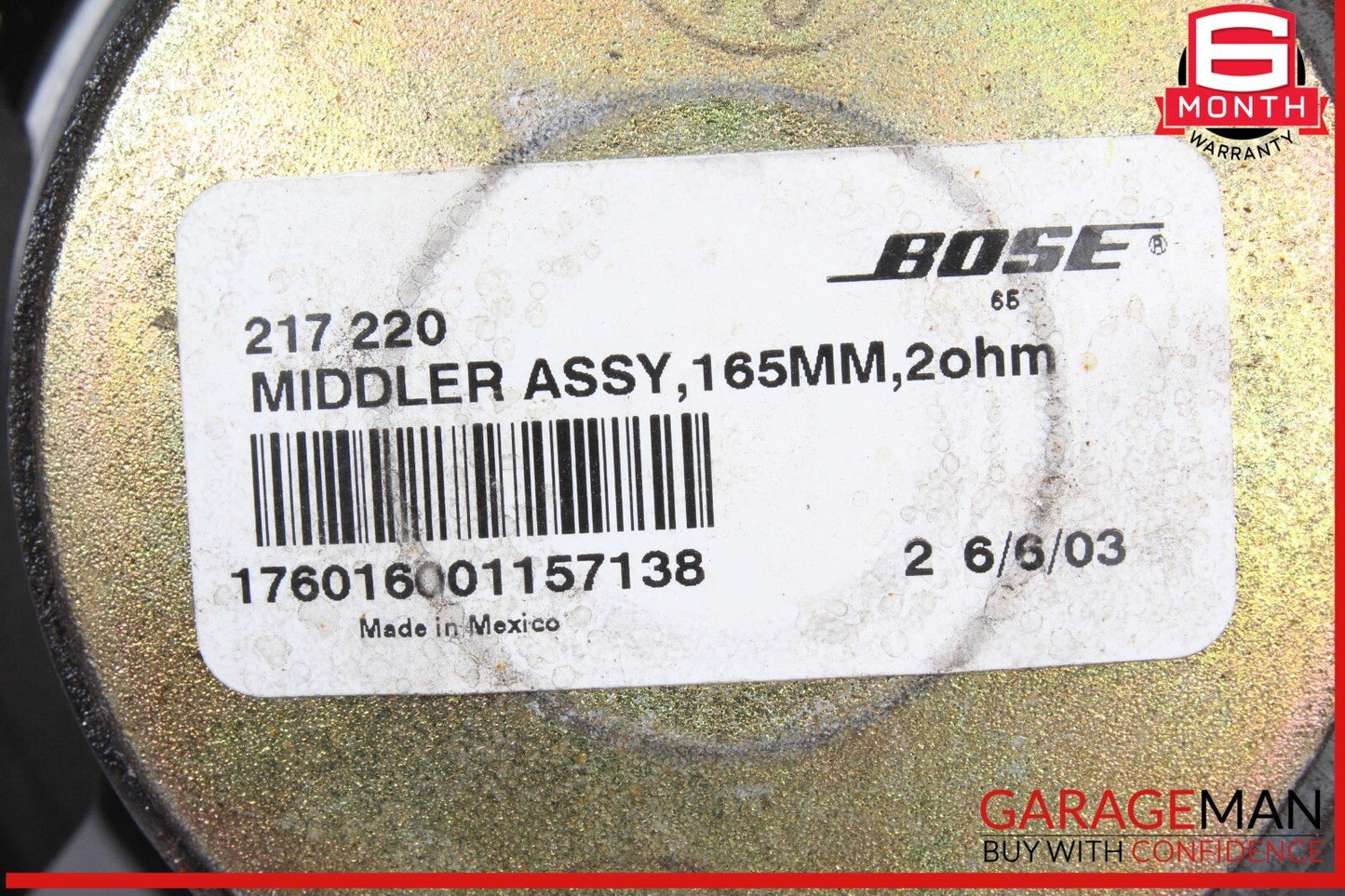 03-10 Porsche Cayenne S 955 957 Bose Rear Left & Right Side Door Speaker Set OEM