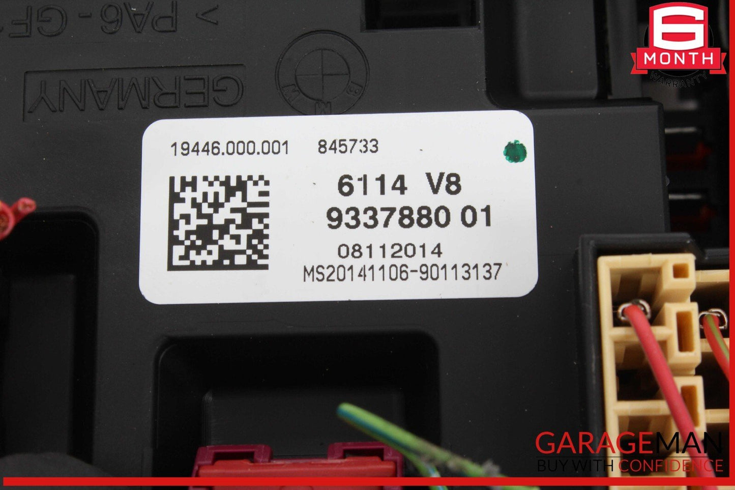 14-16 BMW 428i 435i Rear Power Distribution Fuse Box Relay Module 9337880 OEM