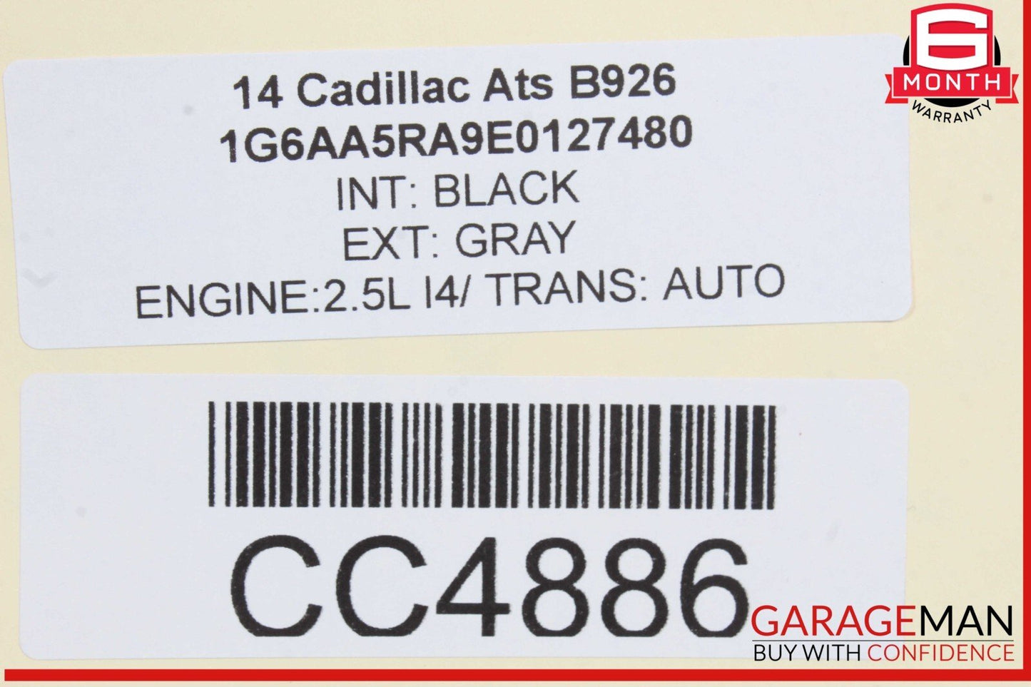 13-18 Cadillac ATS Front Right Passenger Side Door Shell OEM