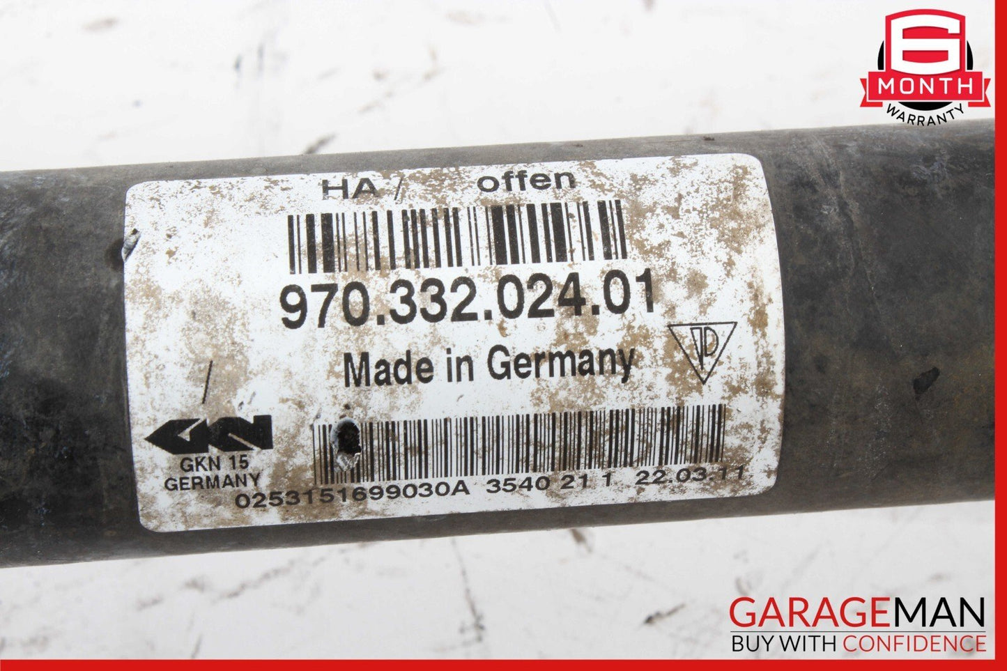 10-16 Porsche Panamera 970 Rear Left Driver Side Cv Axle Shaft Driveshaft OEM