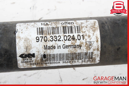 10-16 Porsche Panamera 970 Rear Left Driver Side Cv Axle Shaft Driveshaft OEM