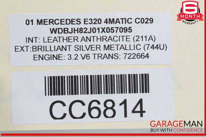 98-02 Mercedes W210 E320 Engine Cooling Radiator Assembly 2105001203 OEM