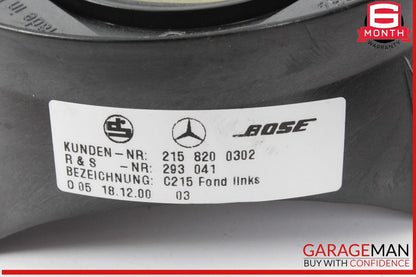 00-06 Mercedes W215 CL55 AMG Front Right and Left Side Door Sound Speaker OEM