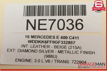 11-17 Mercedes W207 E400 E550 Convertible Rear Fuse Relay Box SAM Assembly OEM