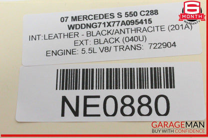07-14 Mercedes W221 S550 CL550 S65 AMG A/C AC Heater Climate Control Switch OEM