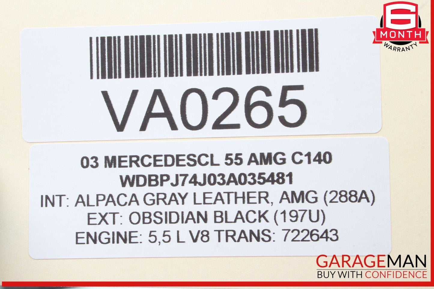 03-06 Mercedes W215 CL55 AMG Front Right Passenger Side Seat Control Switch OEM