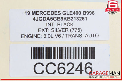13-19 Mercedes W166 GLE400 GLS550 Seat Cushion Top Upper Front Left Side OEM