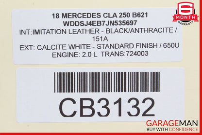 14-18 Mercedes W117 CLA250 CLA45 AMG Rear Right Side Door Lock Latch Actuator