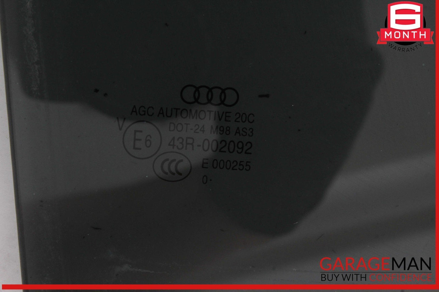 17-24 Audi Q7 Rear Right Passenger Side Door Window Glass 4M0845026B OEM