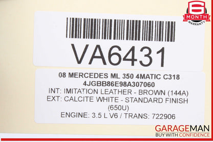 06-13 Mercedes W164 ML350 GL450 A/C AC Heater Climate Control Switch Trim OEM