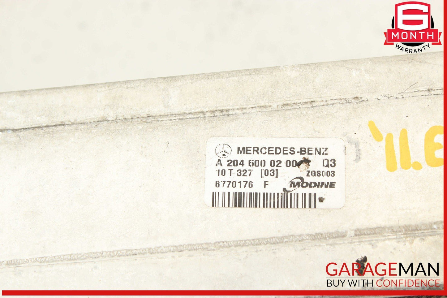 11-16 Mercedes W212 E350 E250 Diesel Turbo Turbocharger Air Intercooler OEM