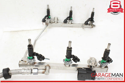 05-12 Mercedes W211 E350 SLK300 Fuel Injector Rail w/ Fuel Injectors OEM