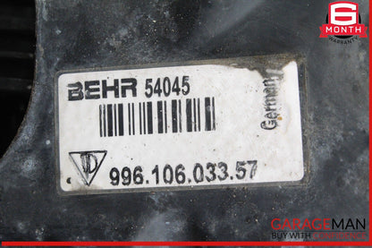 97-04 Porsche Boxster 986 Carrera 911 996 Left Radiator A/C Condenser Fan Assy