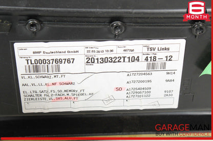 12-16 Mercedes R172 SLK250 Front Left Side Interior Door Panel Assembly Black