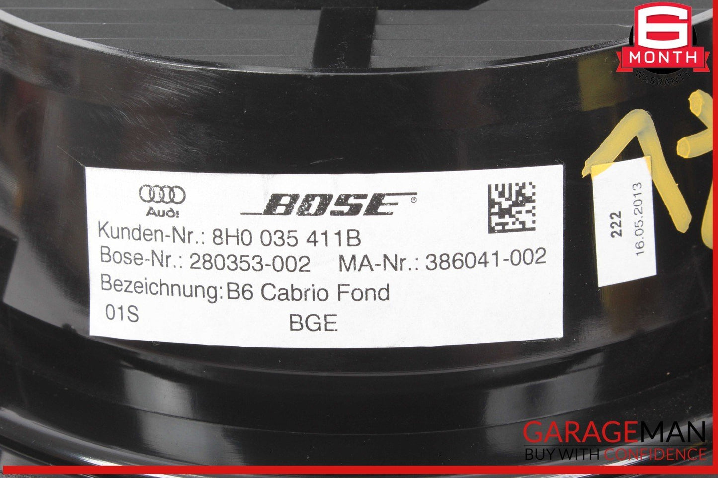 08-15 Audi TT TTS Quattro Rear Left and Right Side Subwoofer Speaker Bass Box