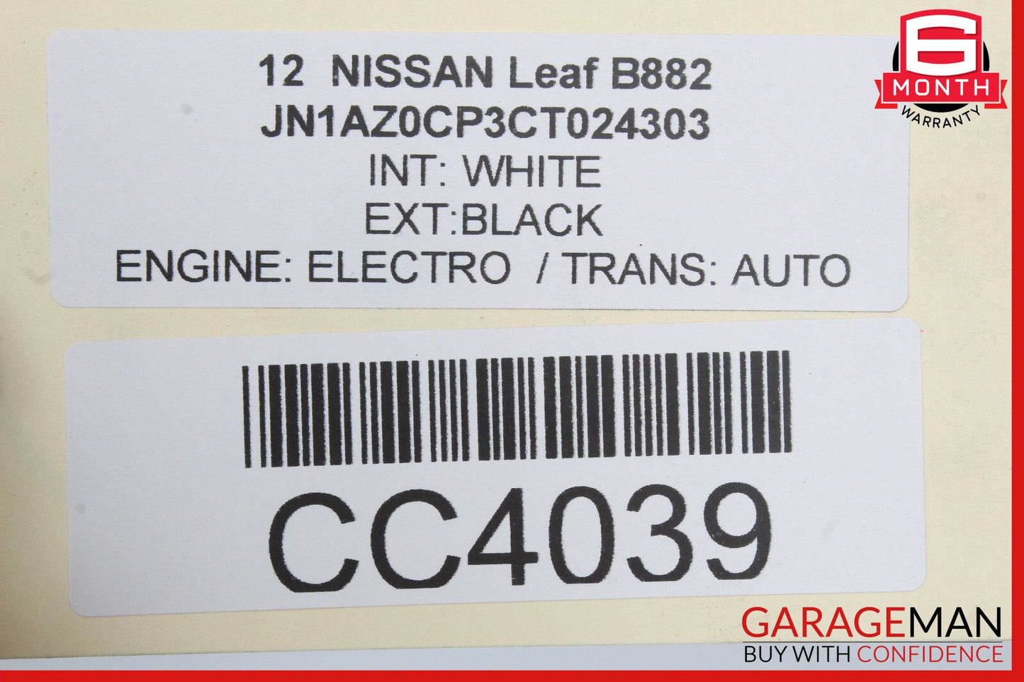 11-12 Nissan Leaf Front Crossmember Support Bracket OEM