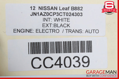11-12 Nissan Leaf Front Crossmember Support Bracket OEM