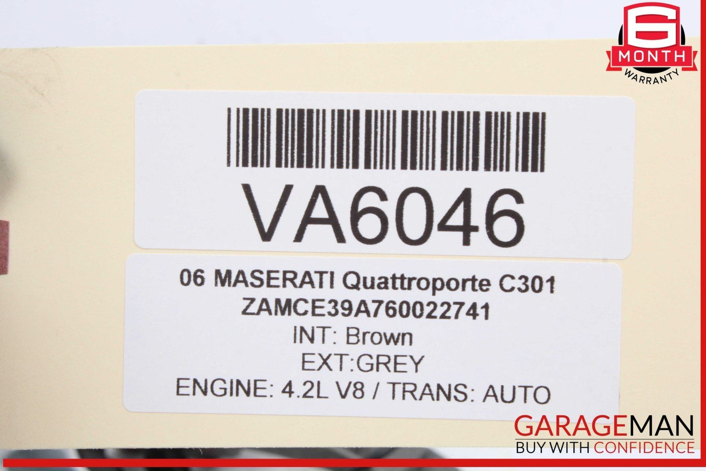 03-13 Maserati Quattroporte M139 Rear Left Driver Side Exterior Door Handle OEM