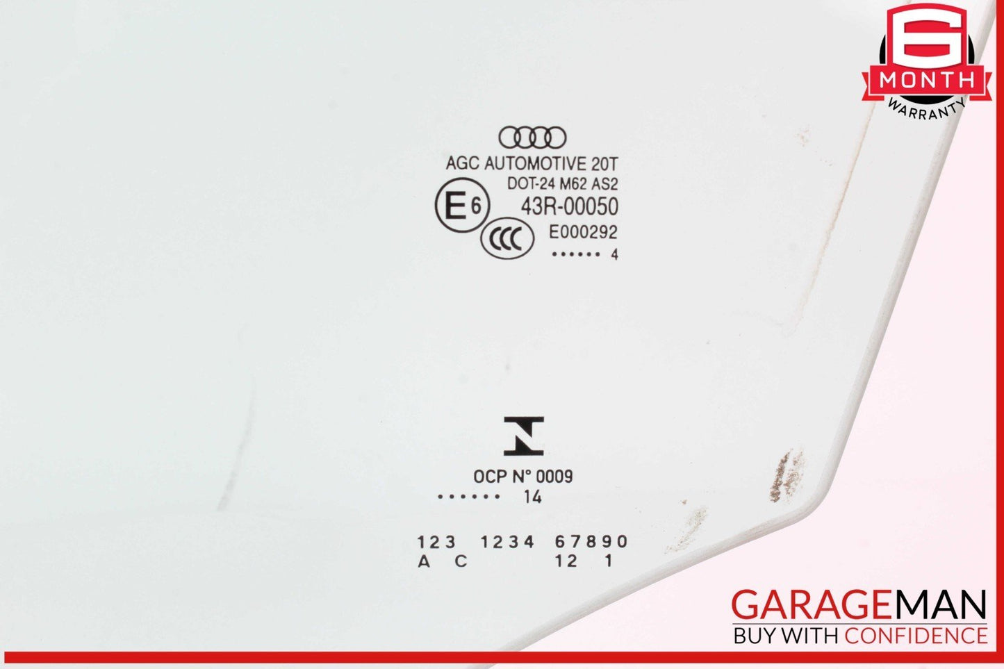14-17 Audi SQ5 Front Left Driver Side Door Window Auto Glass OEM