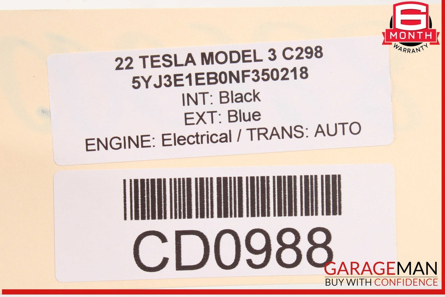 17-23 Tesla Model 3 Y Front Drive Unit Engine Electric Motor AWD OEM 54k