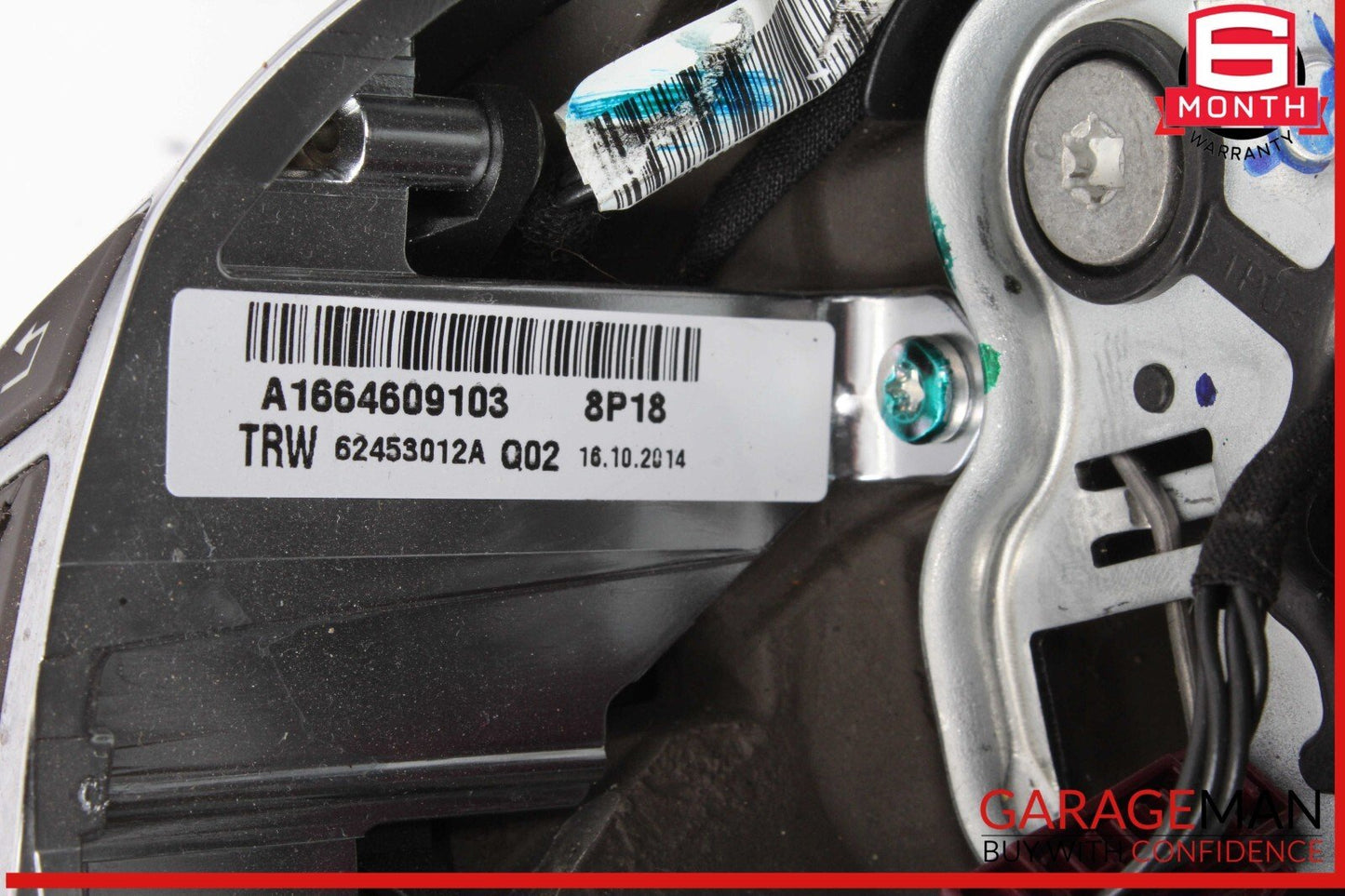 12-16 Mercedes X166 GL450 ML550 Driver Steering Wheel w/ Paddle Shifters OEM