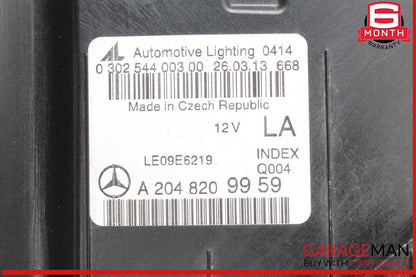 12-14 Mercedes W204 C250 Front Left Side Headlight Head Light Lamp Halogen OEM
