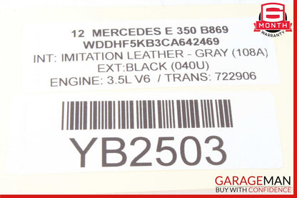 10-18 Mercedes W212 CLS550 E350 Rear SAM Module Relay Fuse Box 2129005001 OEM