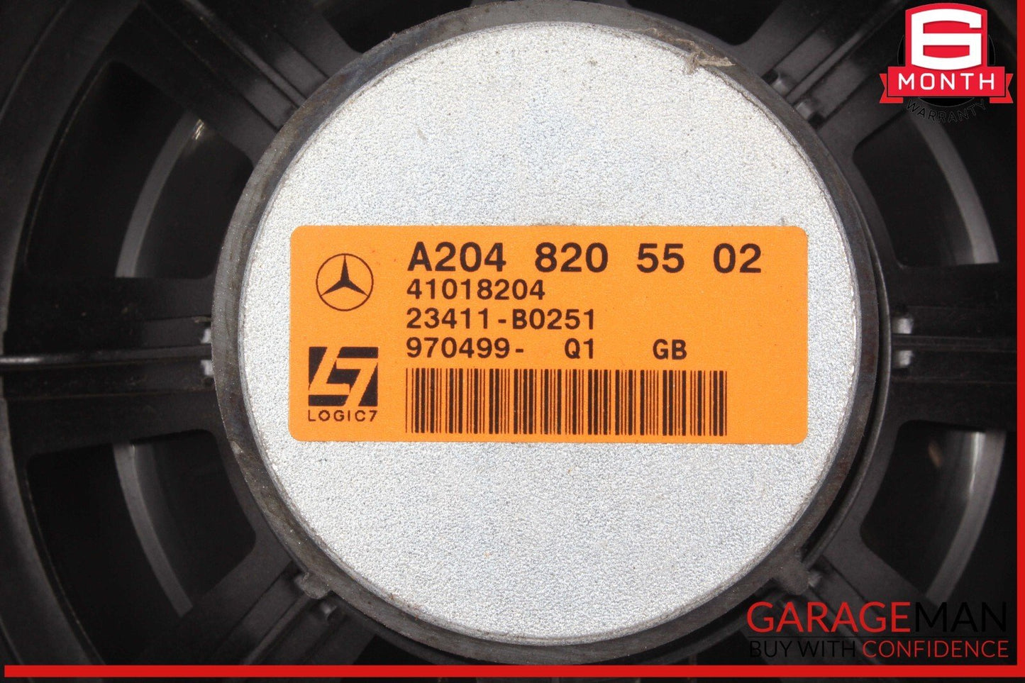 08-18 Mercedes W204 C250 Front Left & Right Door Audio Speaker Set of 2 Pc OEM