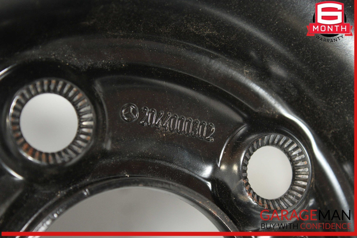 08-14 Mercedes W204 C250 C300 Emergency Spare Tire Donut Wheel Rim 125 90 16"