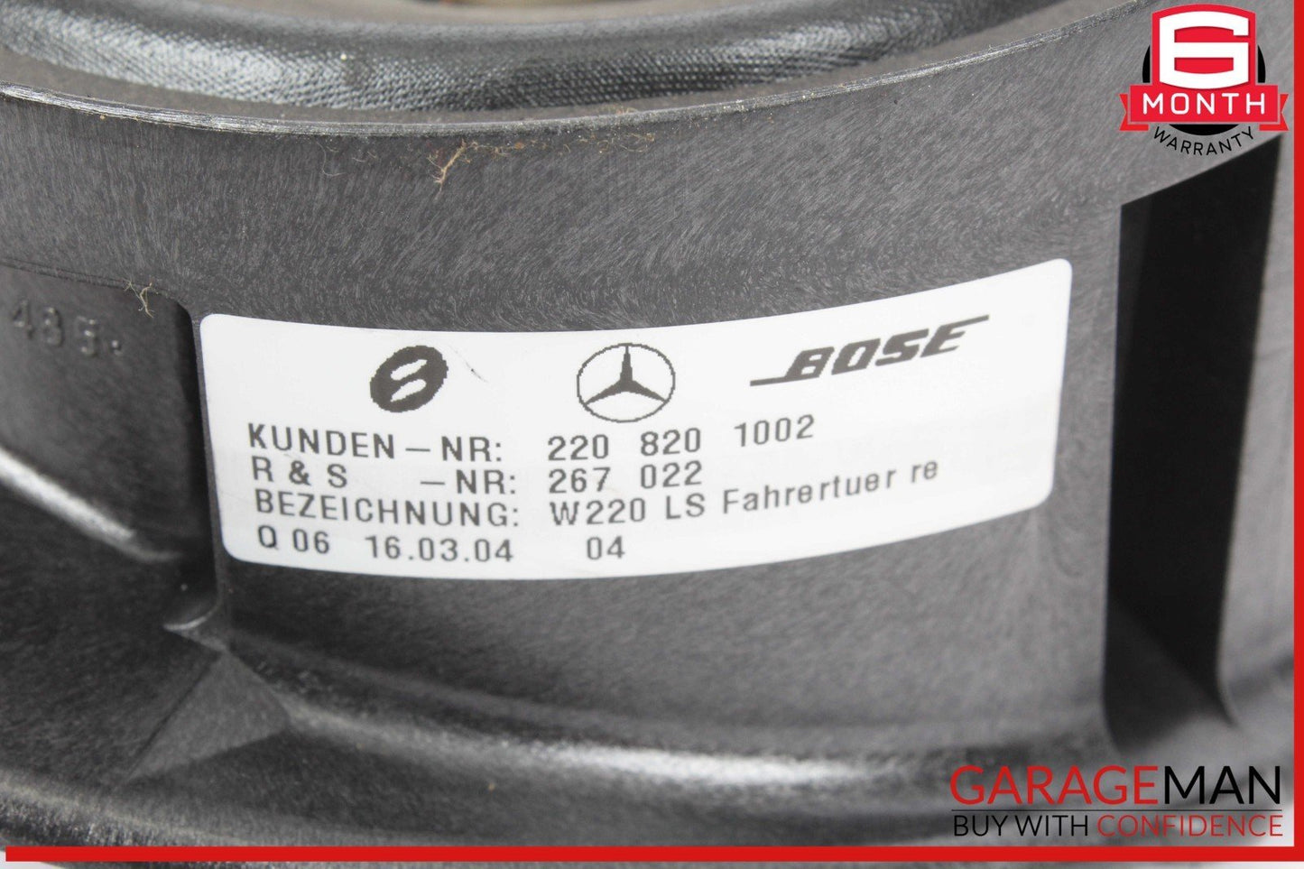 00-06 Mercedes W220 S430 Front Left & Right Door Sound Speaker Speakers Set OEM