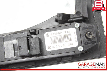 03-06 Mercedes W220 S500 4MATIC Center Console Shifter Distronic Bezel Trim Wood