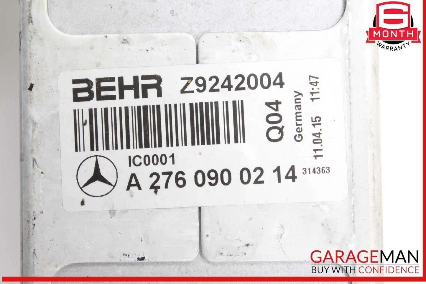 12-22 Mercedes W213 E400 GLC43 AMG CLS400 Engine Intercooler Radiator OEM