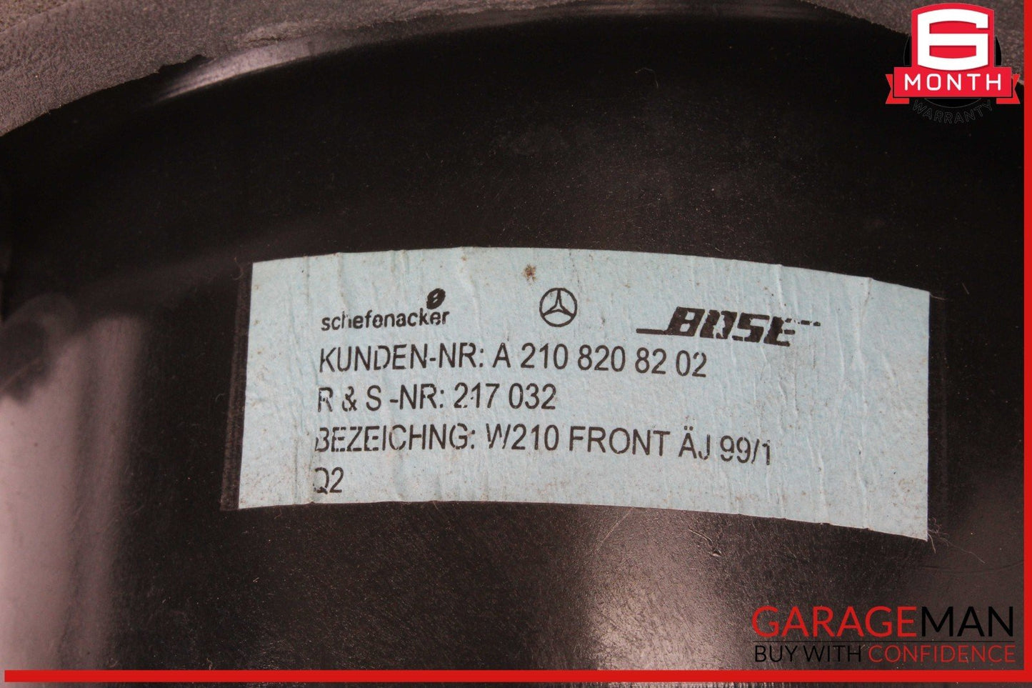 96-02 Mercedes W210 E320 Front Right and Left Side Door Audio Sound Speaker Set