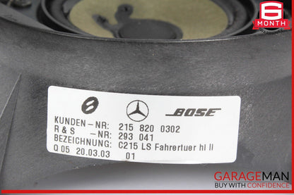 00-06 Mercedes W215 CL500 Rear Door Audio Speaker Tweeter Speakers Set of 2 Pc